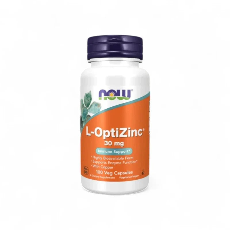 NOW Suplementos Now Foods, L-Optizinc® 30 mg (100 cápsulas)