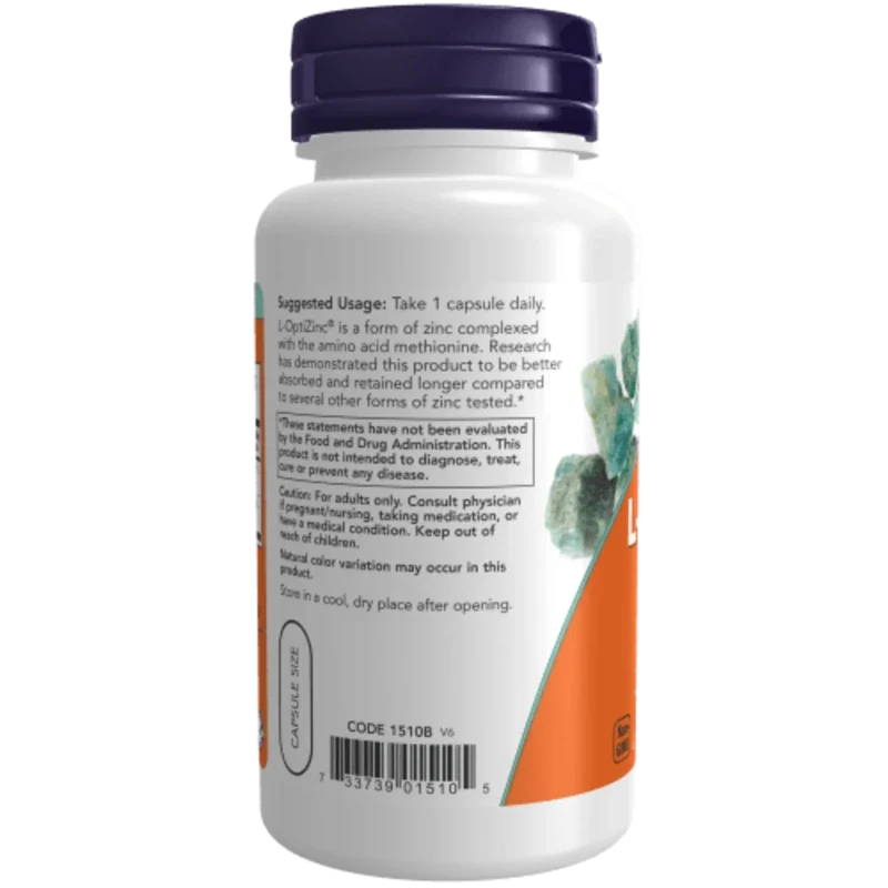 NOW Suplementos Now Foods, L-Optizinc® 30 mg (100 cápsulas)