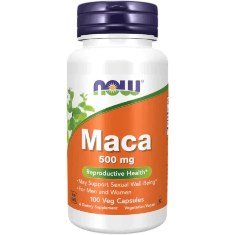 NOW Herbal Now Foods, MACA 500 mg (100 cápsulas)