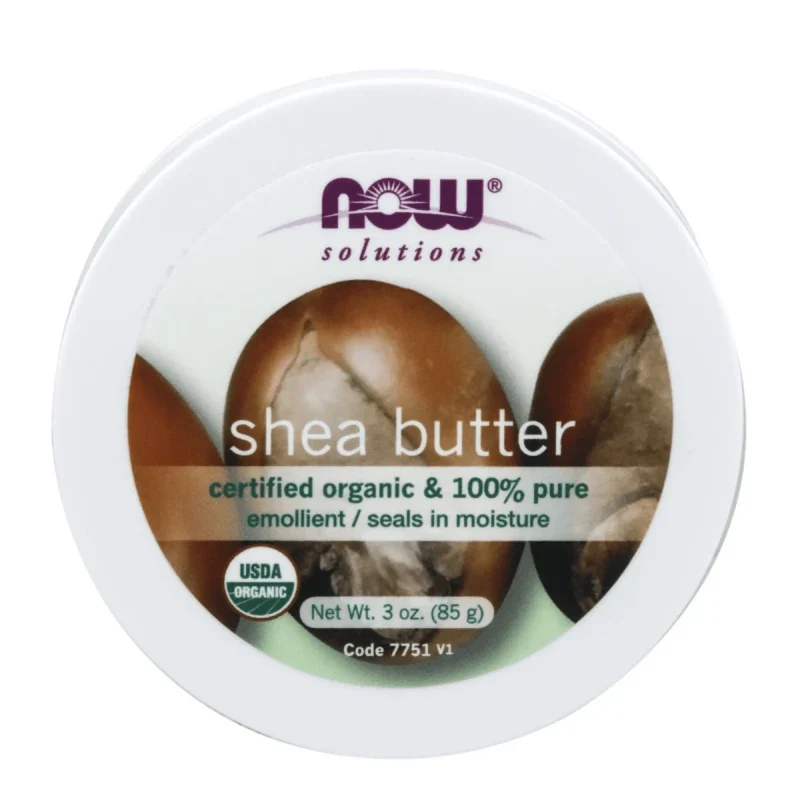 NOW Cuidado Personal Now Foods, Manteca de Karité Orgánica y Pura (3 fl oz/85 g)