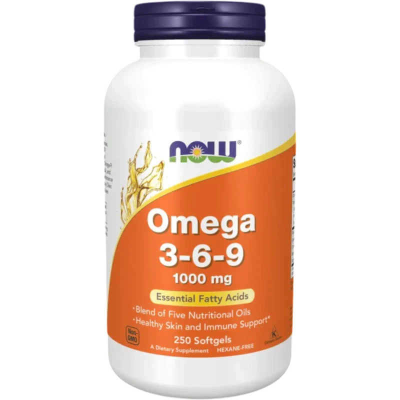 NOW Omega Now Foods, Omega 3-6-9 1,000 mg (250 softgel)