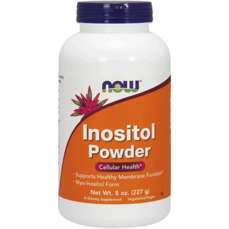 NOW Suplemento Hormonal Now Foods, Polvo de Myo Inositol 227 g (311 porciones)