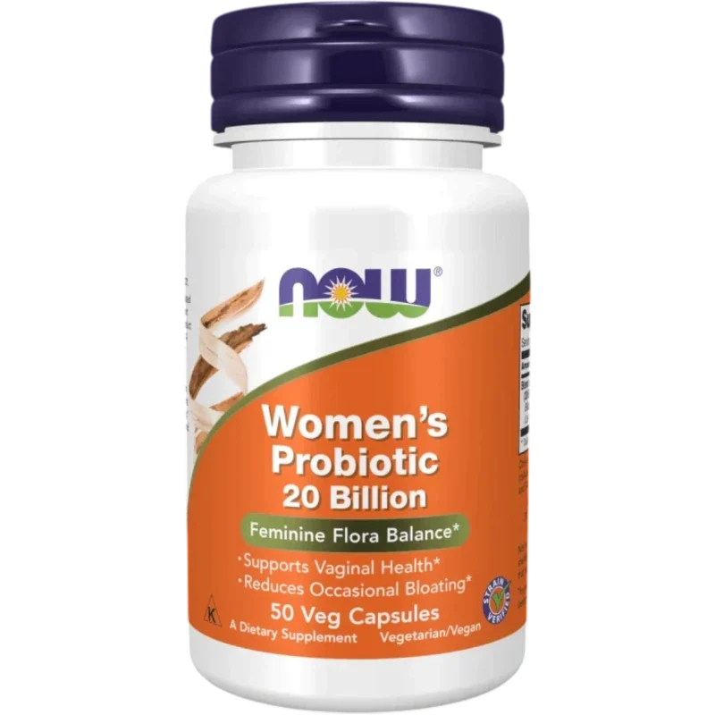 NOW Probiótico Now Foods, Probiótico para Mujeres 20 Billion (50 cápsulas)