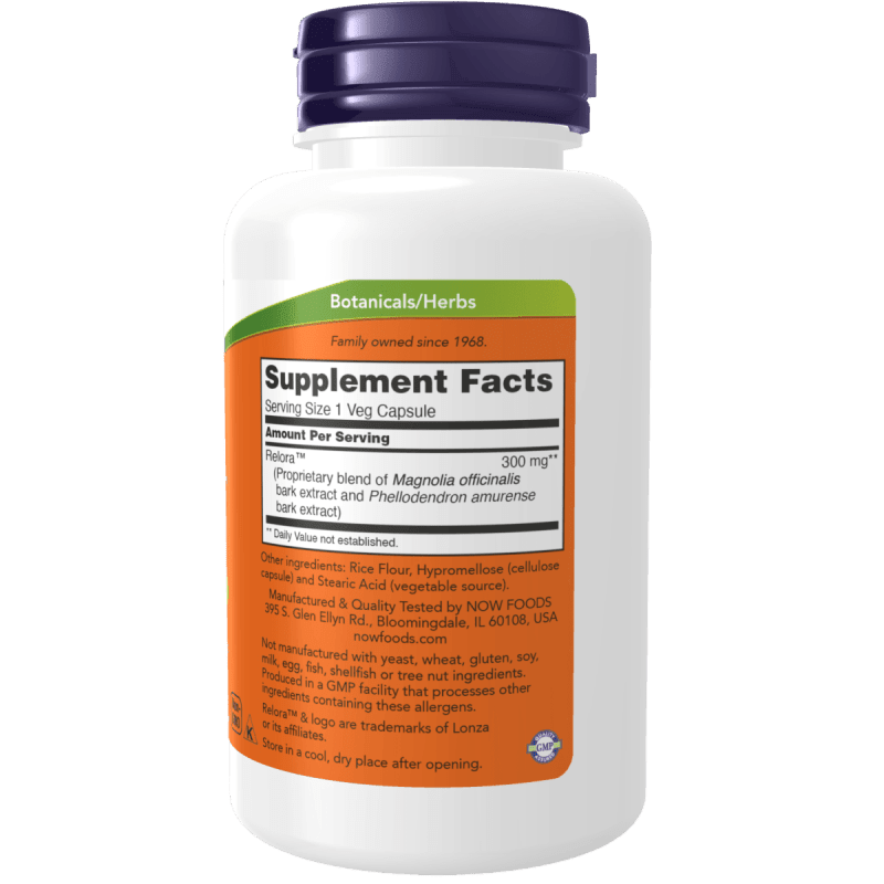 NOW SUPLEMENTOS Now Foods, Relora™ 300 mg (120 cápsulas)