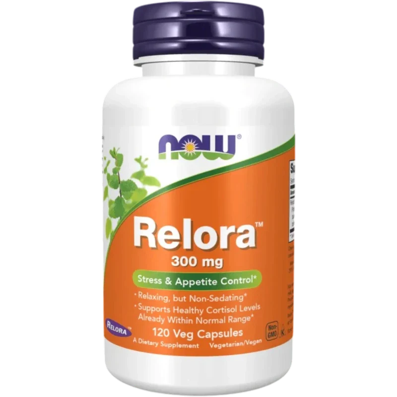 NOW Herbal Now Foods, Relora™ 300 mg (120 cápsulas)
