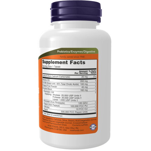 NOW SUPLEMENTOS Now Foods, Súper Enzimas (90 tabletas)