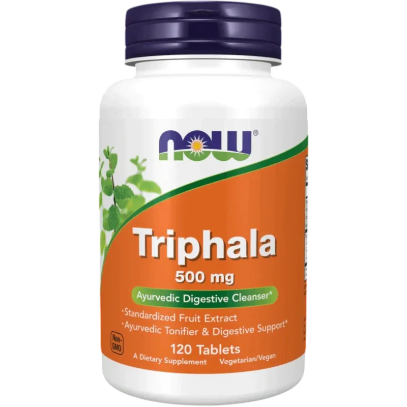 NOW Herbal Now Foods, Triphala 500 mg (120 tabletas)