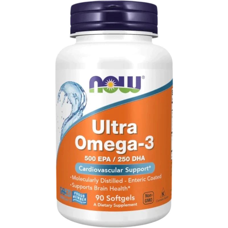 NOW Omega Now Foods, Ultra Omega-3 500 EPA/250 DHA (90 softgels)