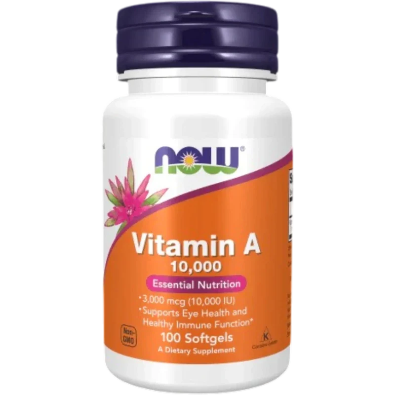 NOW Vitamina Now Foods, Vitamina A 10,000 UI (100 softgels)