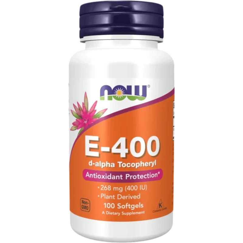 NOW Vitamina Now Foods, Vitamina E 400 UI (100 softgels)