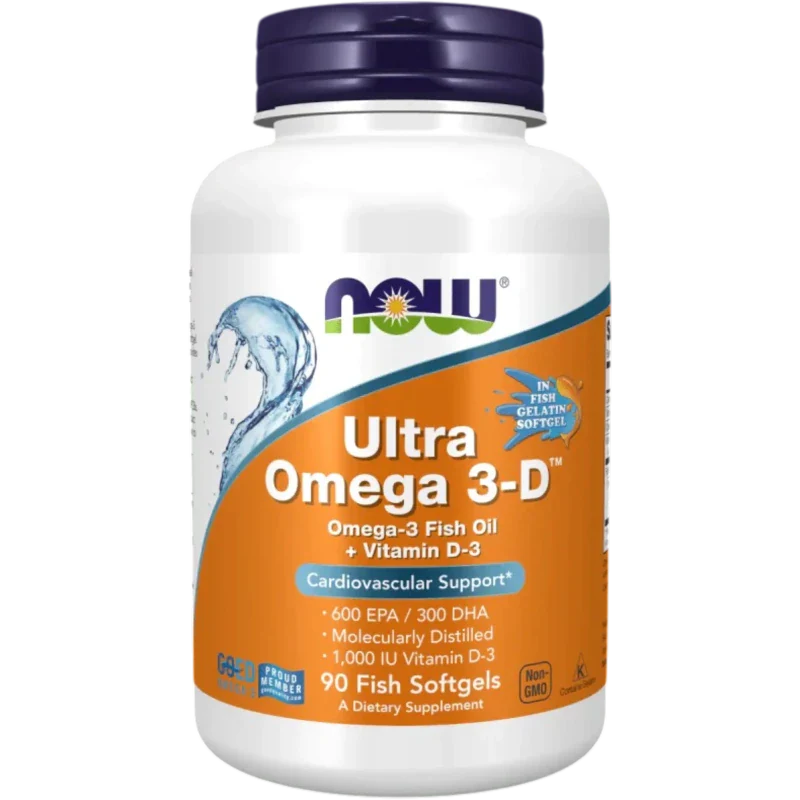 NOW Omega Now Foods, Ultra Omega 3-D™ (90 softgels)
