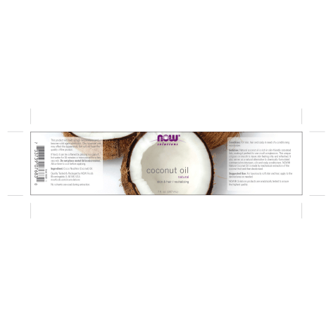 NOW Salud y Belleza Now Foods, Aceite de Coco Puro (7 fl oz/207 ml)