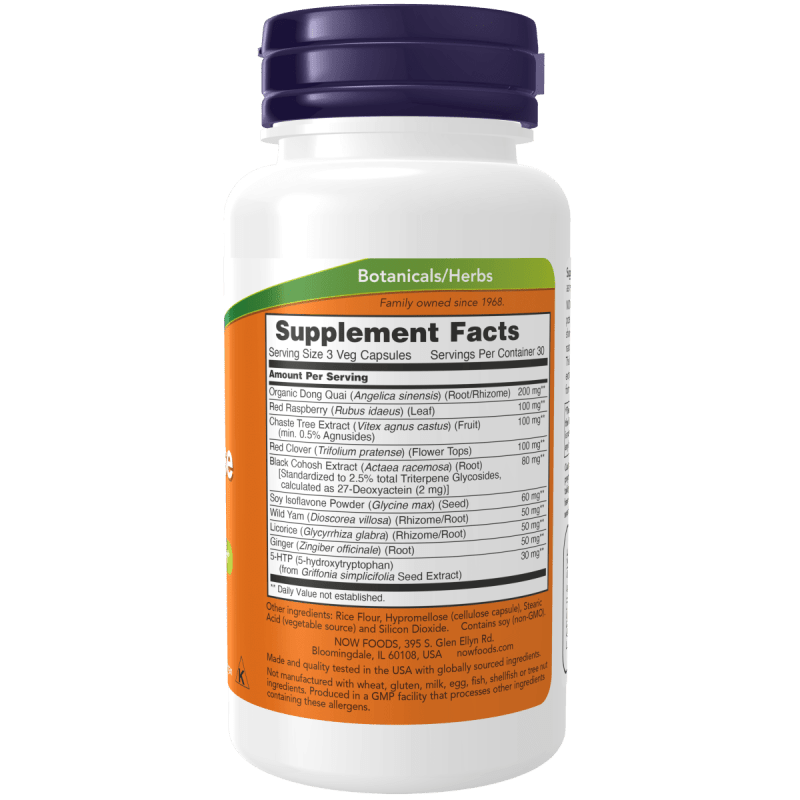 NOW SUPLEMENTOS Now Foods, Apoyo para la Menopausia (90 cápsulas)