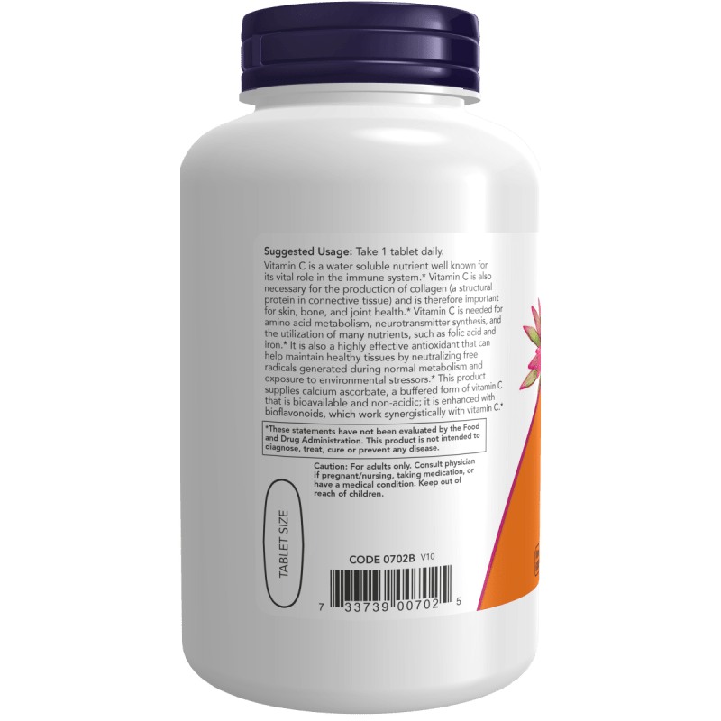 NOW SUPLEMENTOS Now Foods, Complejo de Vitamina C-1000 (180 tabletas)