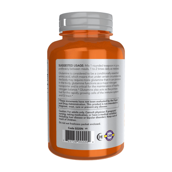 NOW Suplementos Now Foods, L-Glutamina en Polvo (6 oz 170 g)