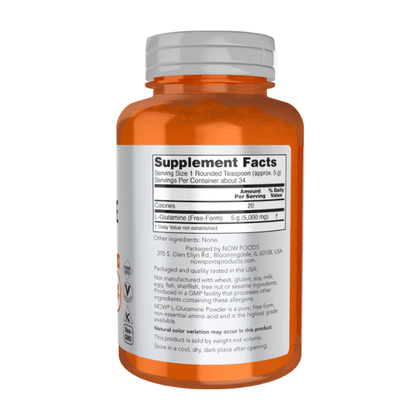 NOW Suplementos Now Foods, L-Glutamina en Polvo (6 oz 170 g)