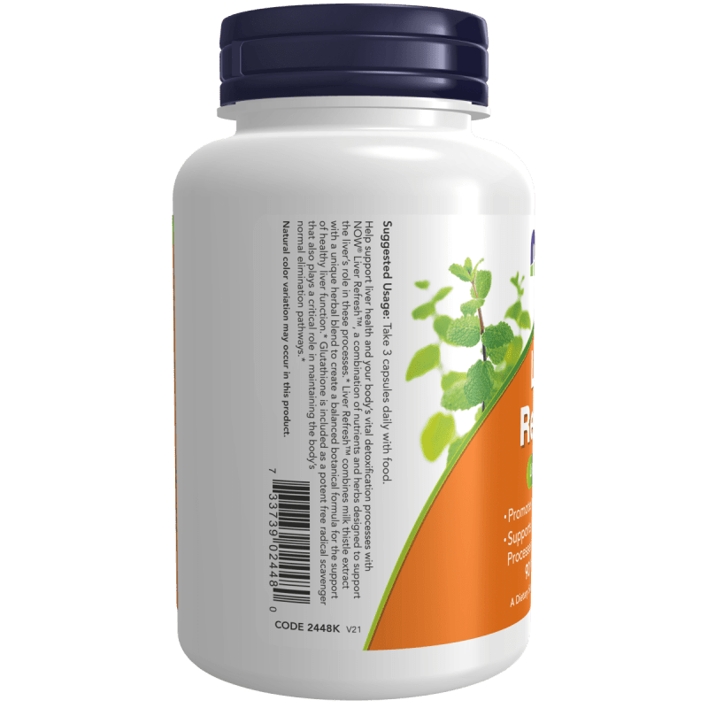 NOW SUPLEMENTOS Now Foods, Liver Refresh™ (90 cápsulas)
