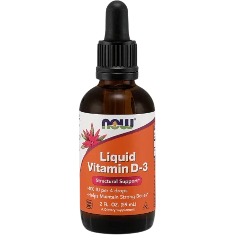 NOW Vitamina Now Foods, Vitamina D-3 (2 fl. onz)