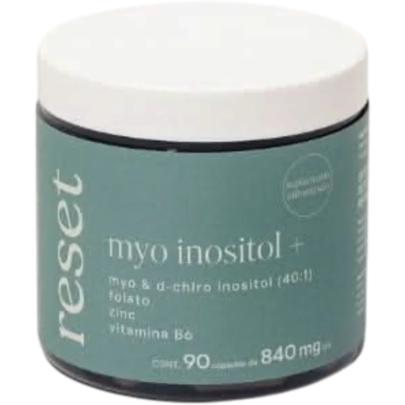 Reset Wellness Suplemento Hormonal Reset Wellness, Myo Inositol+ (90 cápsulas)