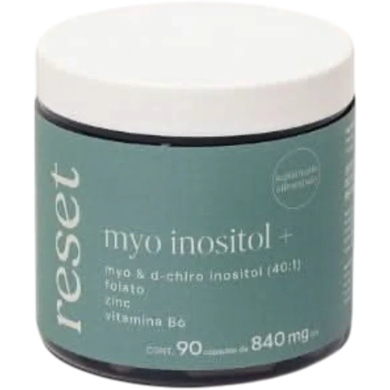 Reset Wellness Suplemento Hormonal Reset Wellness, Myo Inositol+ (90 cápsulas)