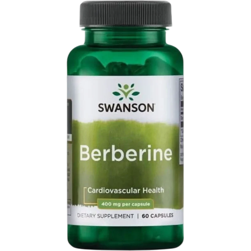 SWANSON Suplementos Swanson, Berberina 400 mg (60 cápsulas)