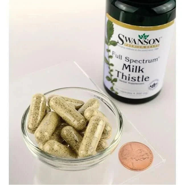 SWANSON SUPLEMENTO Swanson, Cardo Mariano Espectro Completo 500 mg (100 cápsulas)