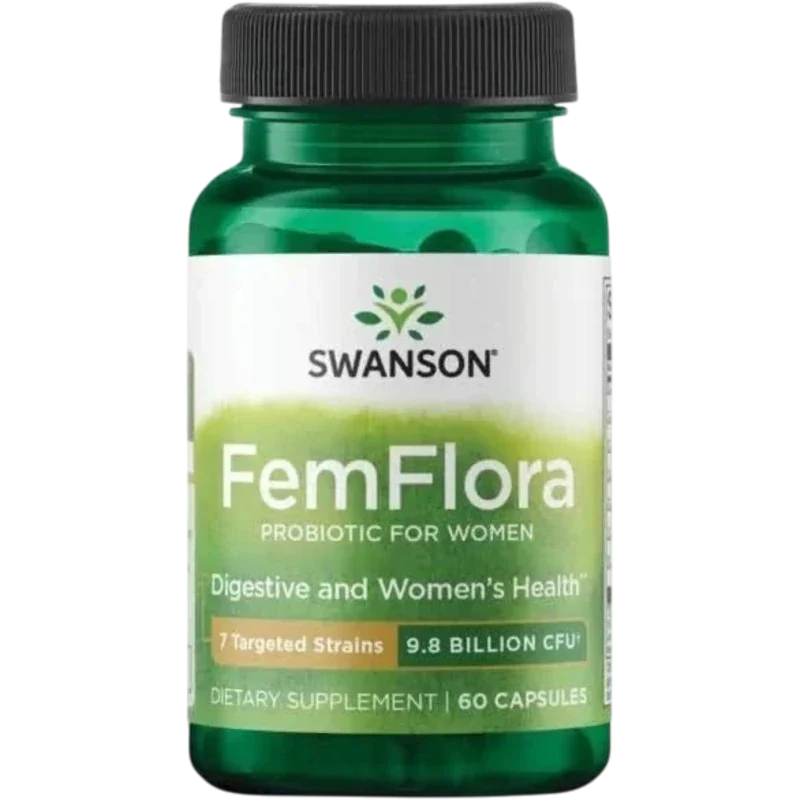 SWANSON Probiótico Swanson, Fórmula Probiótica Femenina (60 cápsulas)