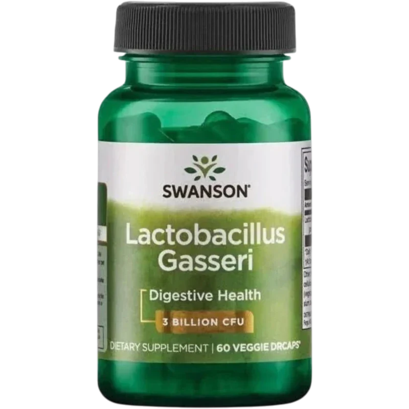 SWANSON Probiótico Swanson, Probióticos Lactobacillus Gasseri 3 Mil Millones CFU (60 cápsulas)