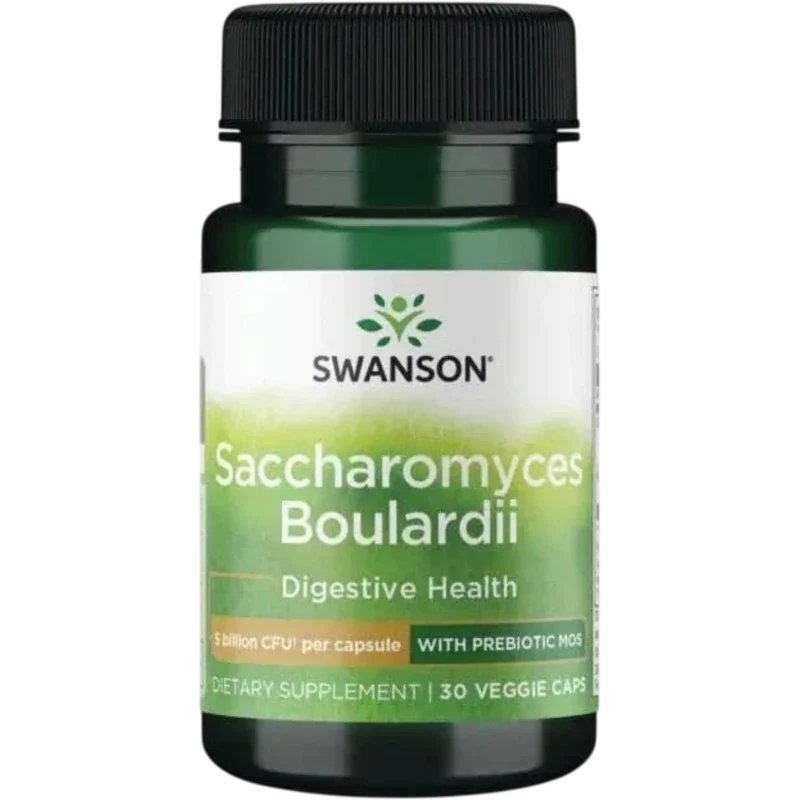 SWANSON Probiótico Swanson, Probióticos Saccharomyces Boulardii (30 cápsulas)