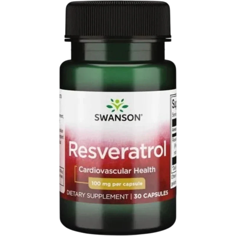 SWANSON Herbal Swanson, Resveratrol 100 mg (30 cápsulas)