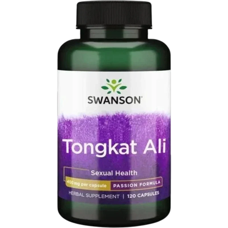 SWANSON Herbal Swanson, Tonkgat Ali Eurycoma Longifolia 400 mg (120 cápsulas)