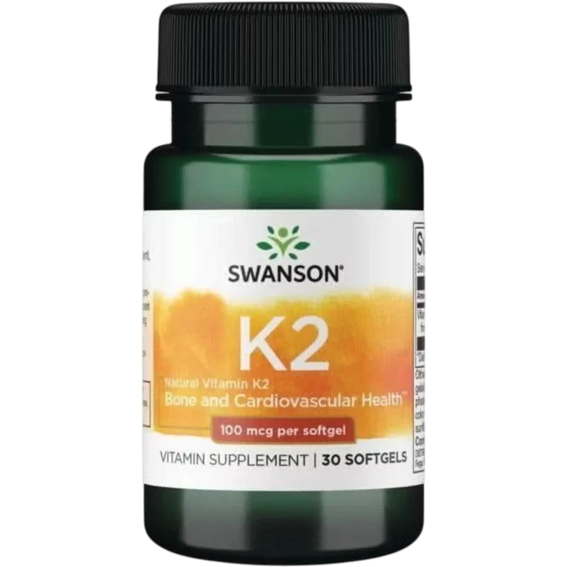 SWANSON Vitamina Swanson, Vitamina K-2 Natural 100 mcg (30 softgels)