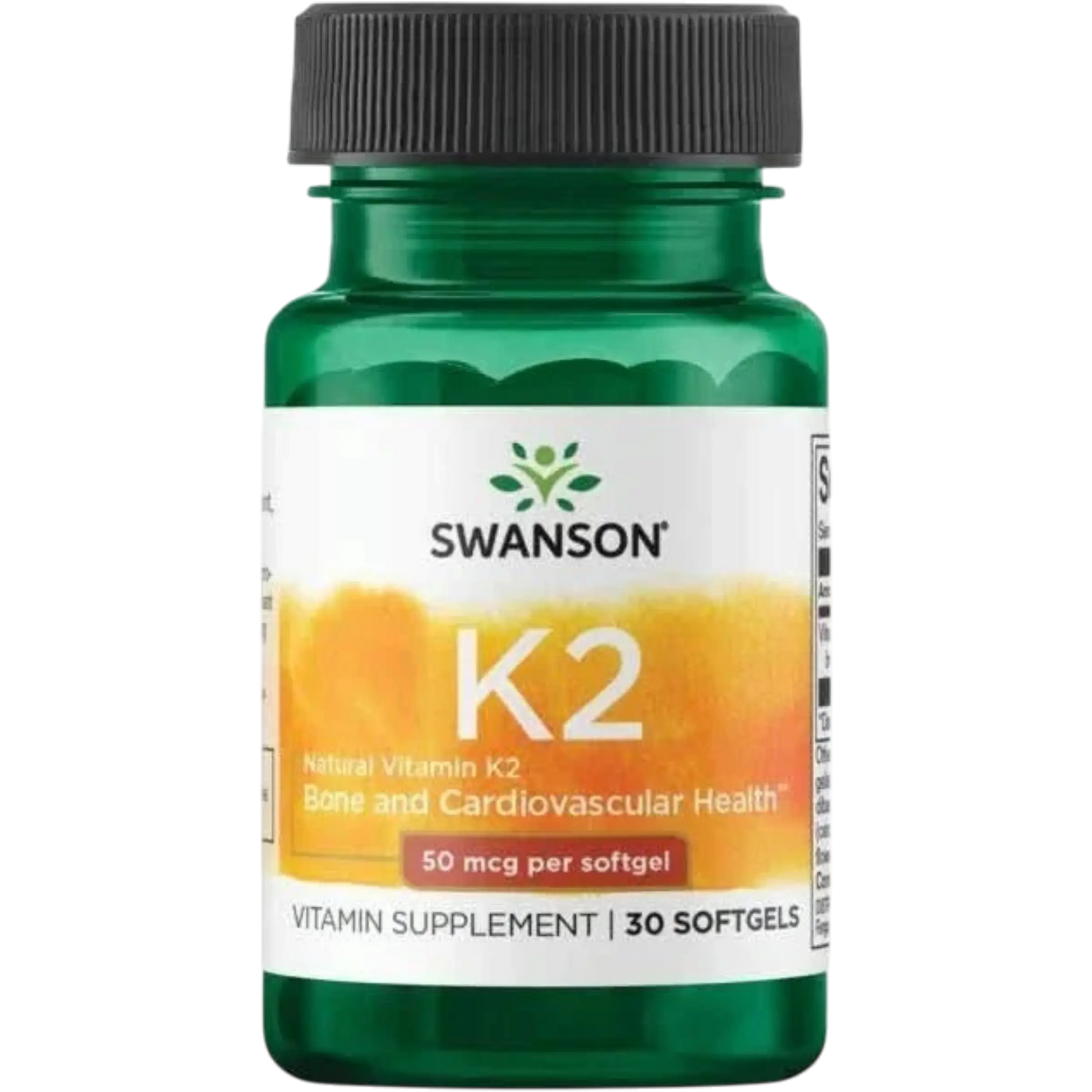 Swanson, Vitamina K-2 Natural 50 mcg (30 softgels)