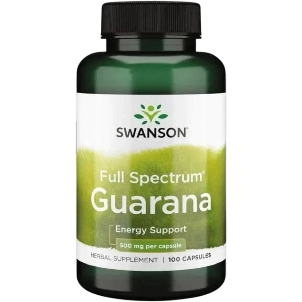 Swanson, Guarana 500 mg (100 cápsulas)
