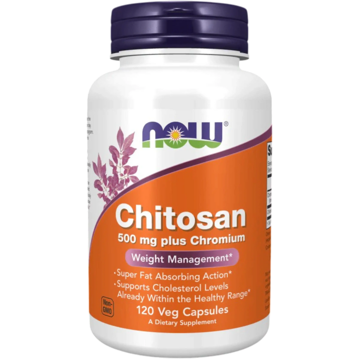 Now Foods, Chitosan con Cromo 500 mg (120 cápsulas)