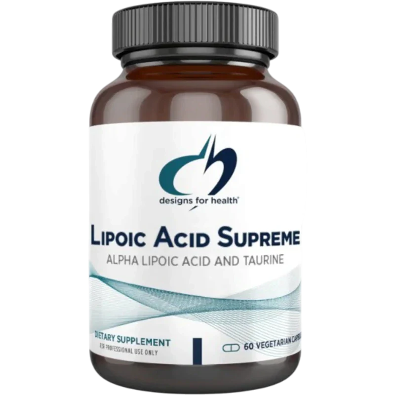 Designs for Health Suplemento / Antioxidante Designs for Health, Ácido Lipoico Supremo 300 mg (60 cápsulas)