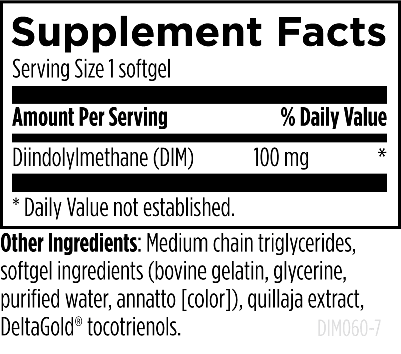 Designs for Health Suplementos Designs for Health, Dim-evail™ 100 mg (60 softgels)