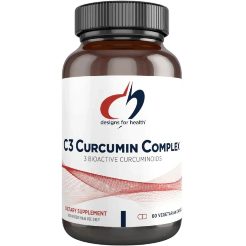 Designs for Health Herbal Designs for Health, Complejo de Curcumina C-3 400 mg (60 cápsulas)