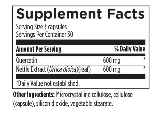 Designs for Health Suplementos Designs for Health, Quercetina y Ortigas 600 mg (90 cápsulas)