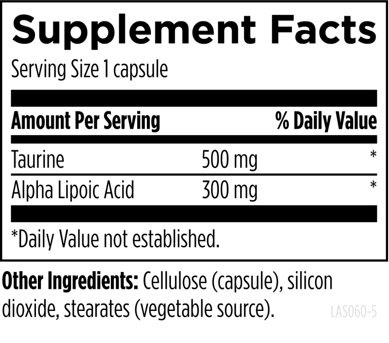 Designs for Health Suplementos Designs for Health, Ácido Lipoico Supremo 300 mg (60 cápsulas)