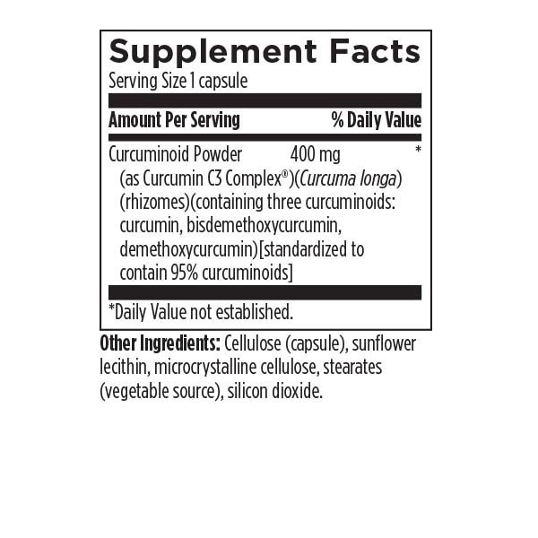 Designs for Health Suplementos Designs for Health, Complejo de Curcumina C-3 400 mg (60 cápsulas)