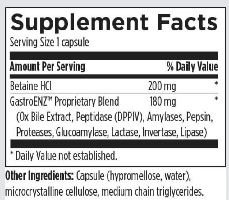 Designs for Health Suplementos Designs for Health, Digestzymes™ (90 cápsulas)