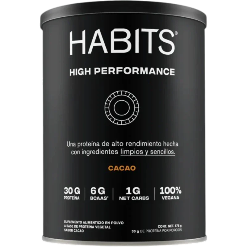 HABITS Proteína Habits, Proteína para Alto Rendimiento 578 g (Cacao)