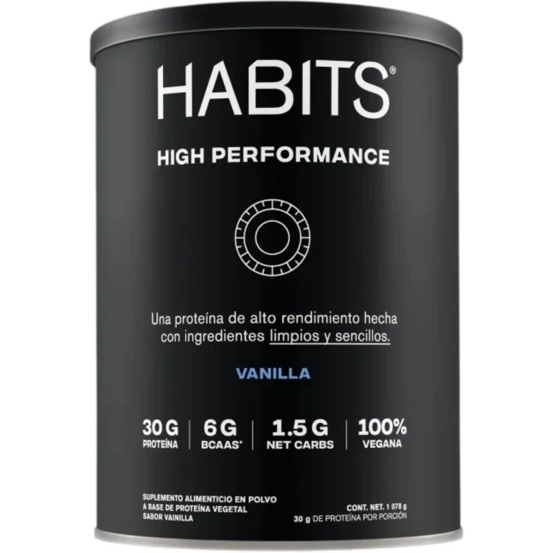 HABITS Proteína Habits, Proteína para Alto Rendimiento 1078 g (Vainilla)