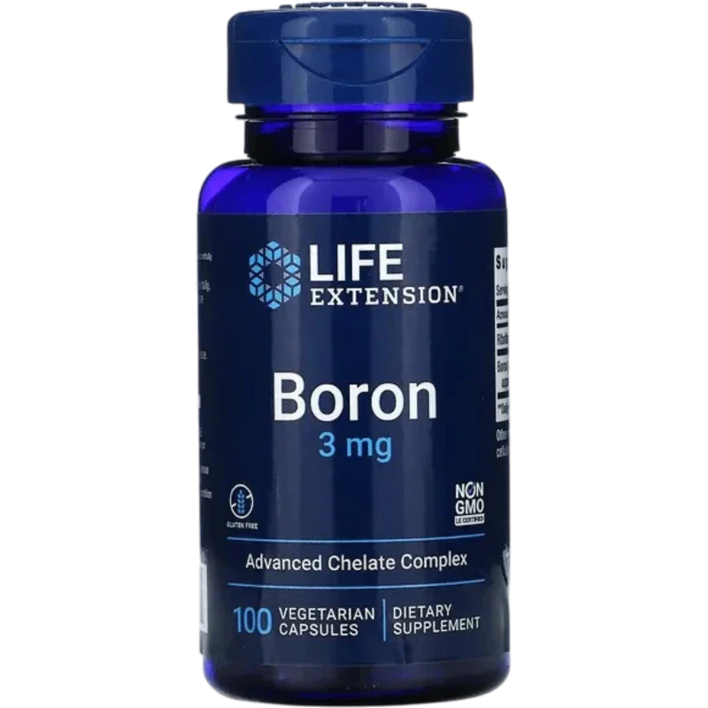 LIFE EXTENSION Suplementos Life Extension, Boro 3 mg (100 cápsulas)