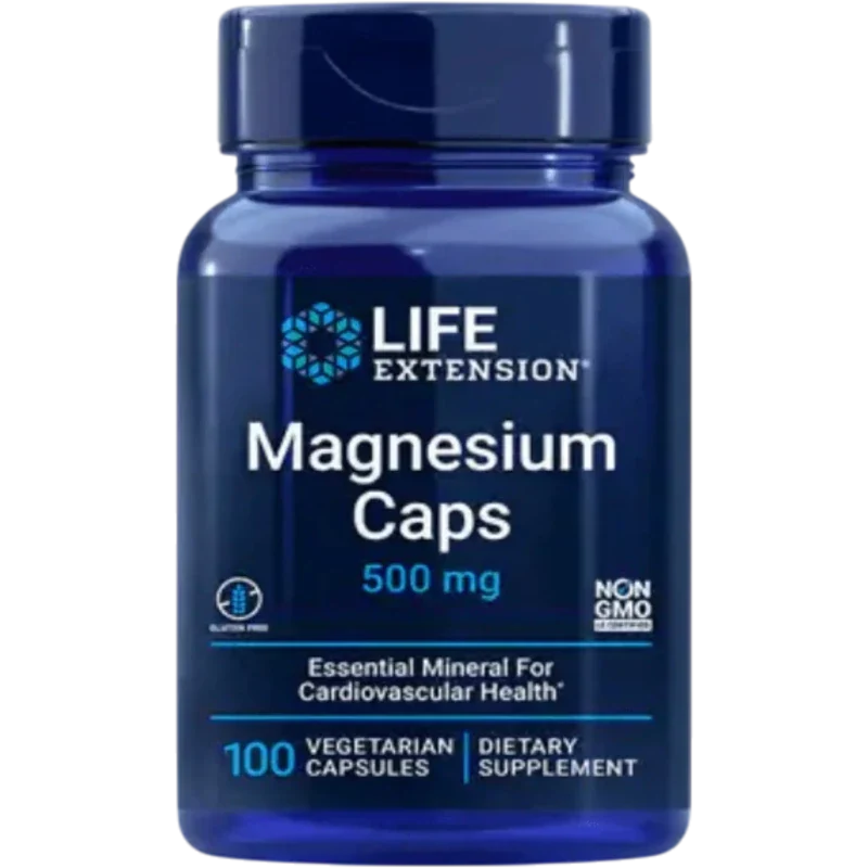 LIFE EXTENSION Mineral Life Extension, Magnesio 500 mg (100 cápsulas)