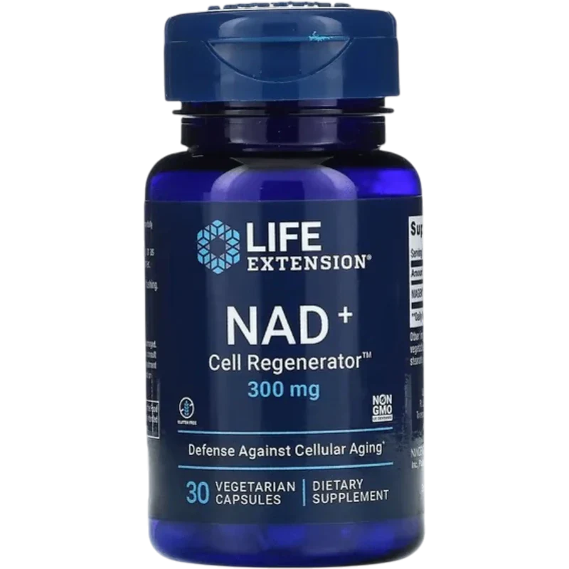 LIFE EXTENSION Suplemento Longevidad Life Extension, NAD+ Regenerador Celular 300 mg (30 cápsulas)