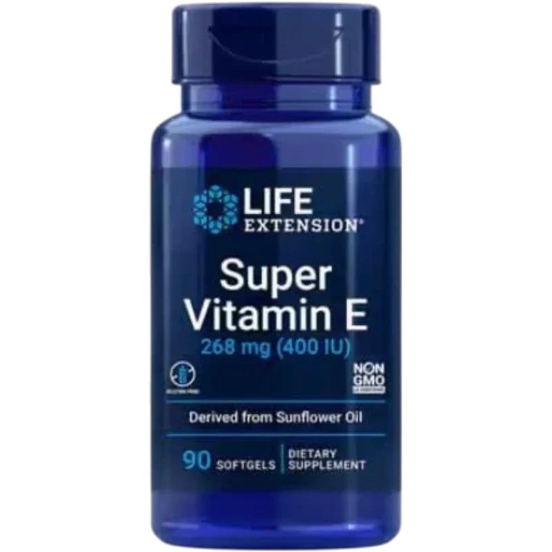 LIFE EXTENSION Suplementos Life Extension, Súper Vitamina E 400 UI (90 softgels)