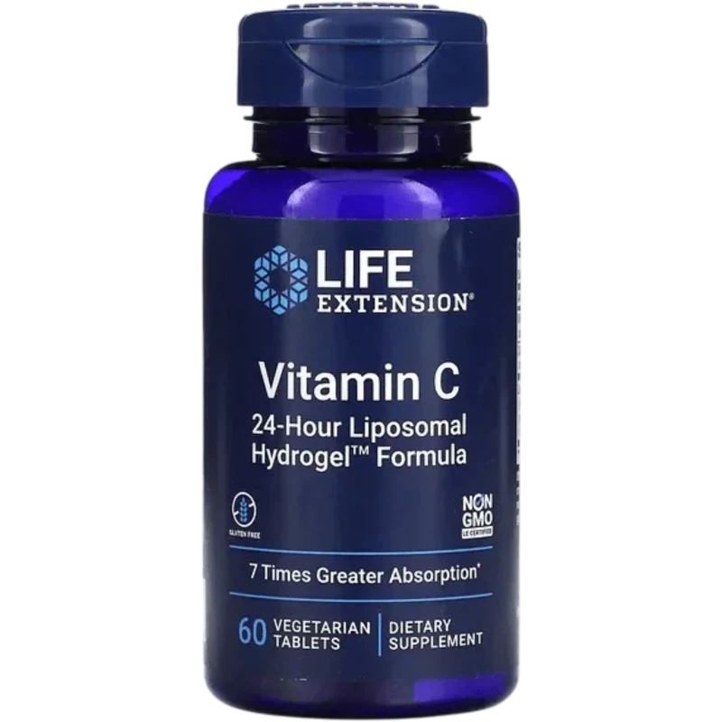 LIFE EXTENSION Vitamina Life Extension, Vitamina C de 24 Horas (60 veg tabletas)