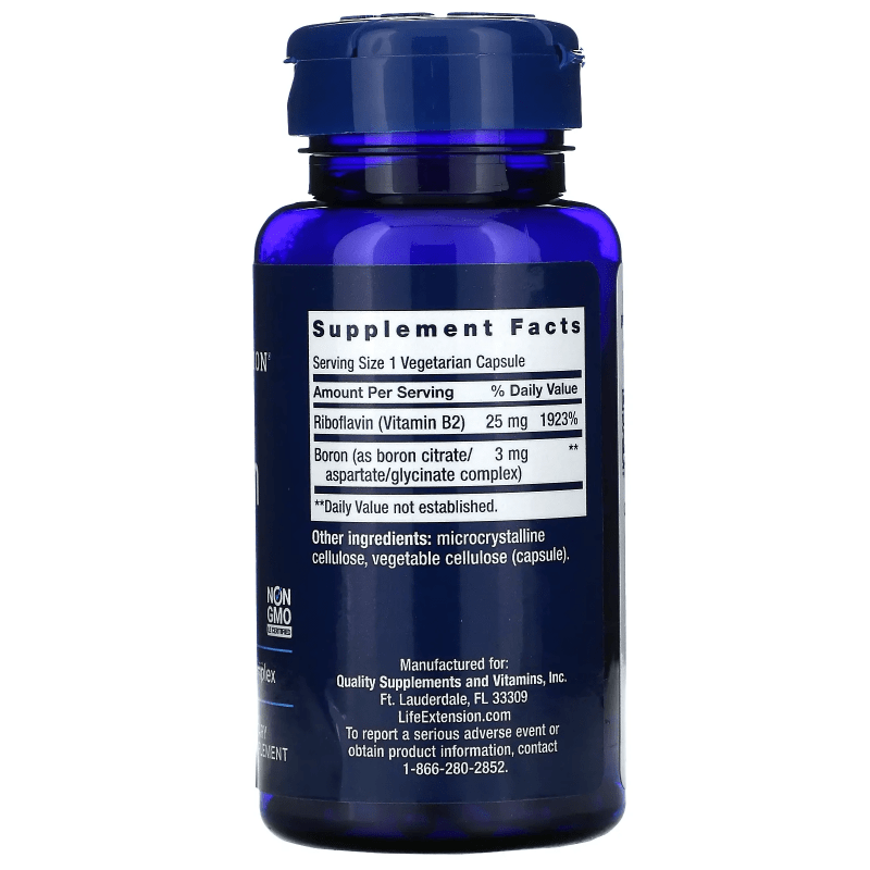 LIFE EXTENSION Vitaminas y complementos Life Extension, Boro 3 mg (100 cápsulas)